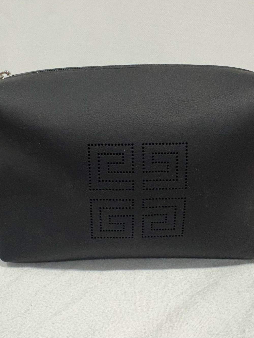 Givenchy Beauty Black Perforated Logo Cosmetic Pouch